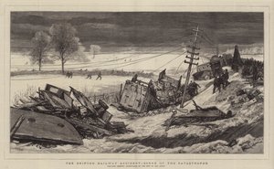 Het Shipton Spoorwegongeluk, scène van de ramp
